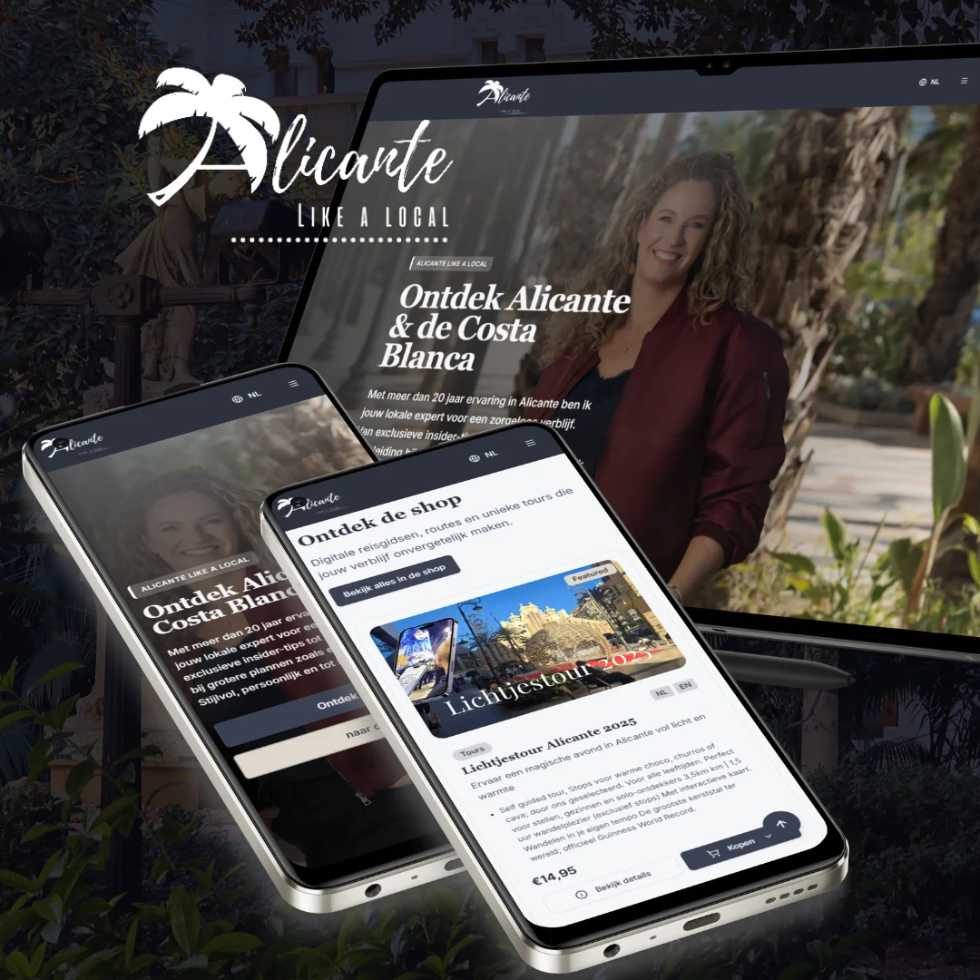 Website van Alicante Like a Local