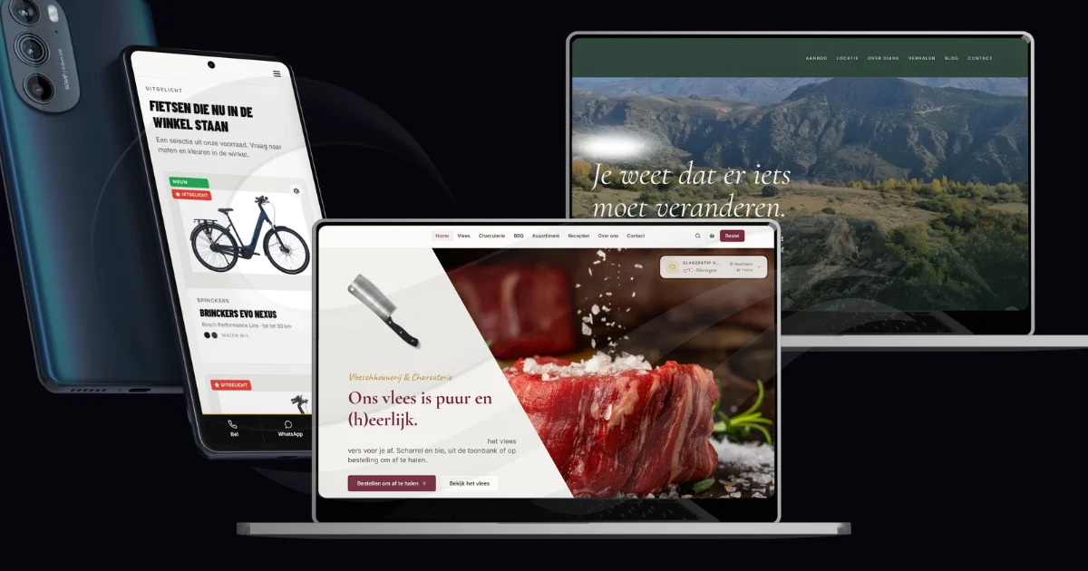 Meerdere websites voor een marketingbureau