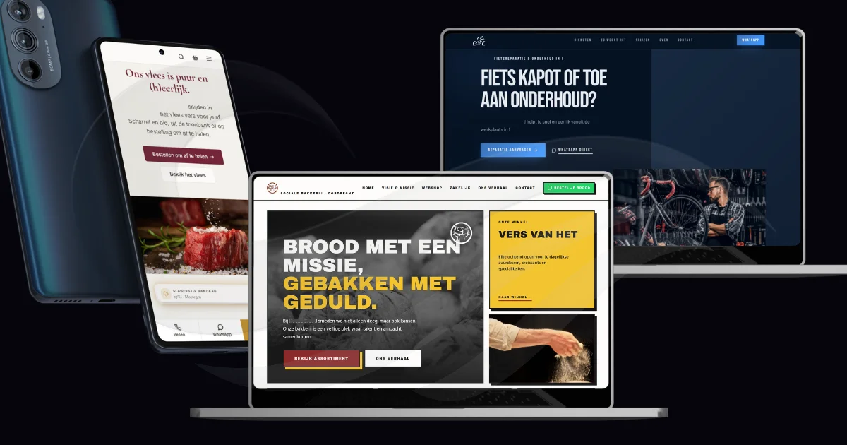 Meerdere websites voor een marketingbureau